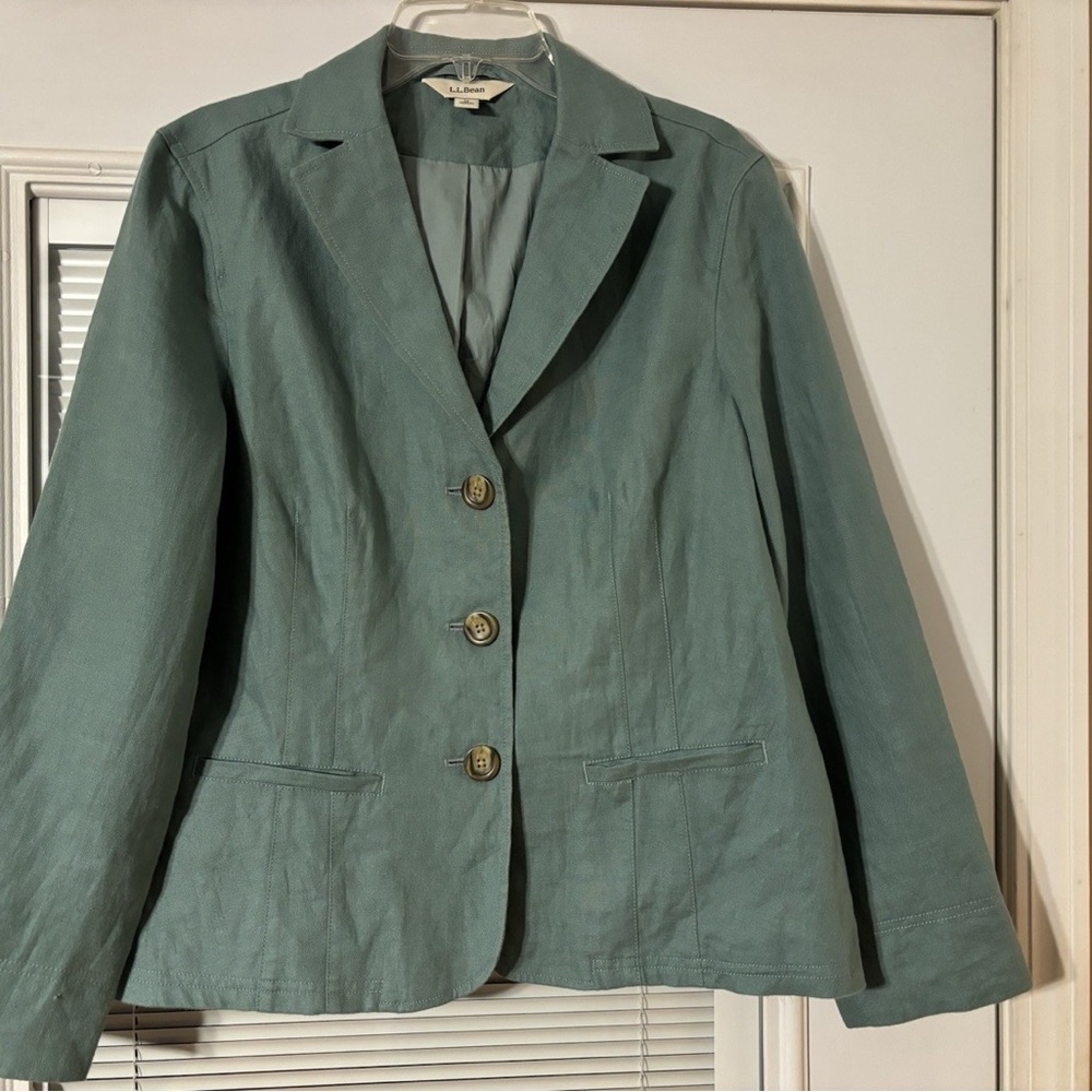 L.L. Bean Women's Teal Blazer Size 14